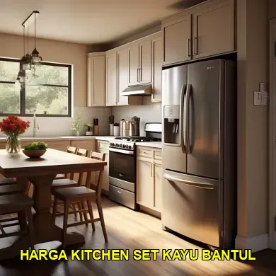 Mengetahui harga kitchen set kayu per meter bantul